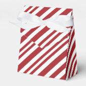 Kerst Kerststok Strepen Bedankdoosjes (Voorkant Zijde)