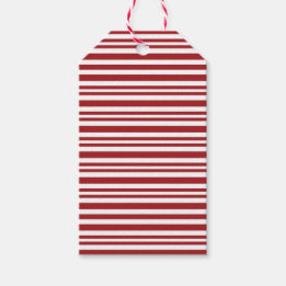Kerst Kerststok Strepen Cadeaulabel