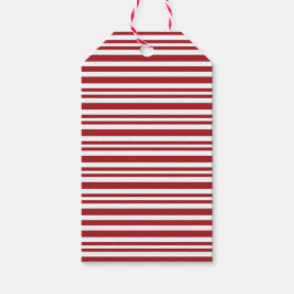 Kerst Kerststok Strepen Cadeaulabel