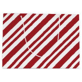 Kerst Kerststok Strepen Groot Cadeauzakje (Achterkant)