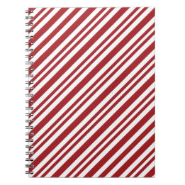 Kerst Kerststok Strepen Notitieboek