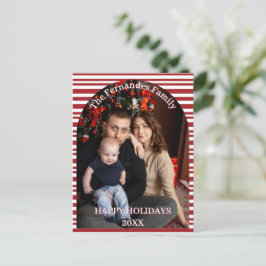 Kerst Kerststok Strepen Op Maat Briefkaart