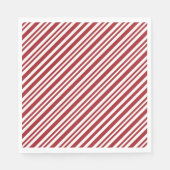 Kerst Kerststok Strepen Servet (Voorkant)
