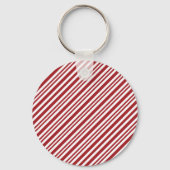 Kerst Kerststok Strepen sleutelhanger (Achterkant)