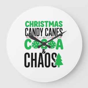 Kerst Kerststokken Cacao Chaos Design Grote Klok