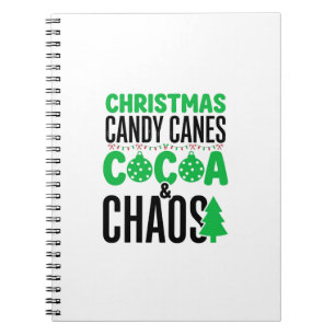 Kerst Kerststokken Cacao Chaos Design Notitieboek