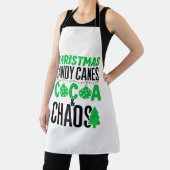 Kerst Kerststokken Cacao Chaos Design Schort (Insitu)