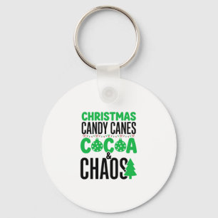 Kerst Kerststokken Cacao Chaos Design Sleutelhanger
