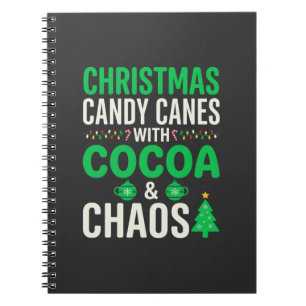 Kerst Kerststokken Cacao Chaos Vakantie Notitieboek