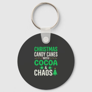 Kerst Kerststokken Cacao Chaos Vakantie Sleutelhanger