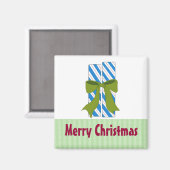 Kerst Kerststokken Magneet (Voorkant / Achterkant)