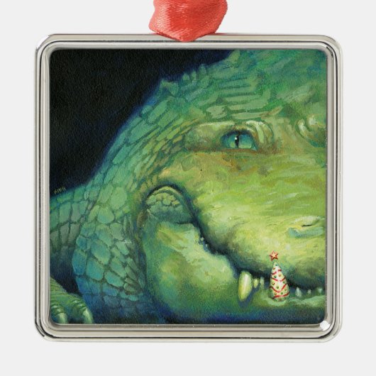 Kerst-kersttand-versiering Metalen Ornament (Voorkant)