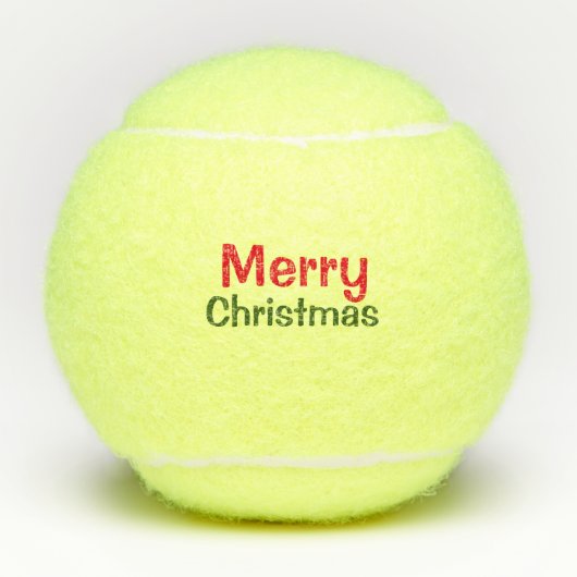 Kerst-kersttennisbal Tennisballen (Voorkant)