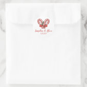 Kerst Kersttrouw Sticker (Tas)