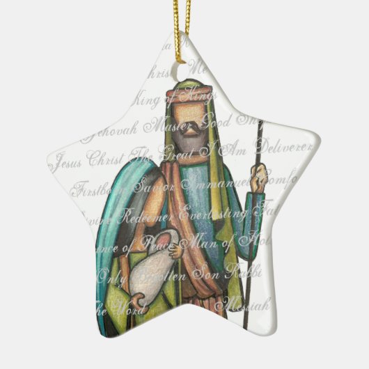 Kerst-kerstversiering Keramisch Ornament (Links)