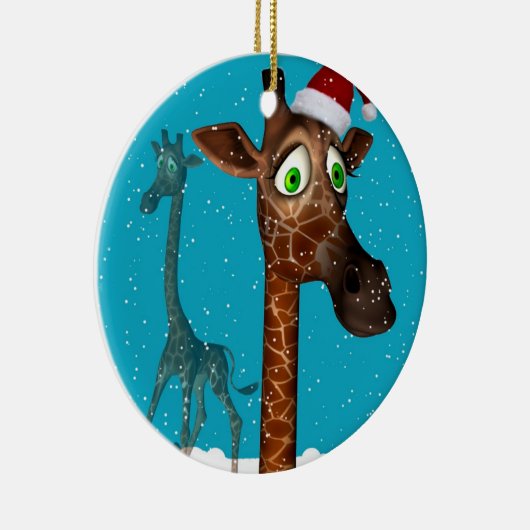 Kerst-kerstversiering Keramisch Ornament (Rechts)