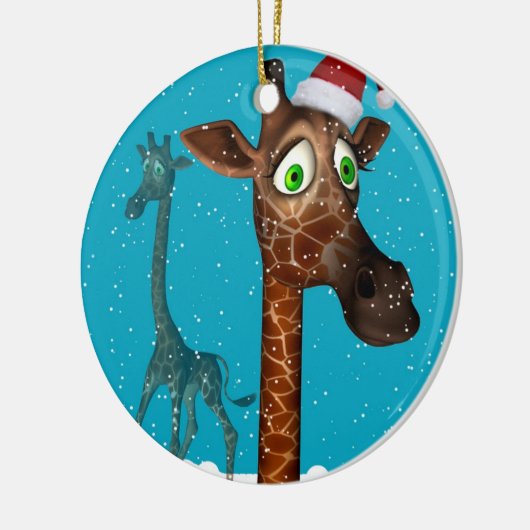 Kerst-kerstversiering Keramisch Ornament (Links)