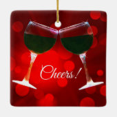 Kerst kerstversiering keramisch ornament (Achterkant)