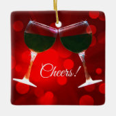 Kerst kerstversiering keramisch ornament (Voorkant)