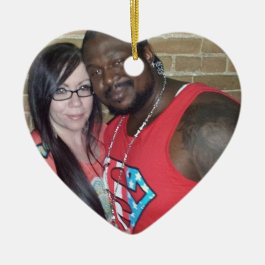 Kerst-kerstversiering Keramisch Ornament (Voorkant)