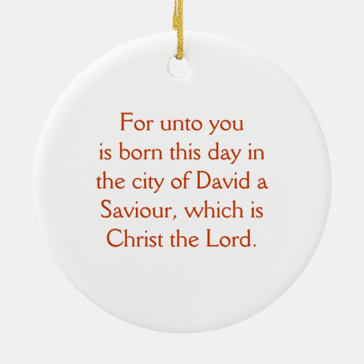 Kerst-kerstversiering Keramisch Ornament (Achterkant)