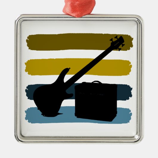 Kerst-kerstversiering met elektrische tas metalen ornament (Voorkant)