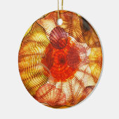 Kerst-kerstversiering met Glass Art Keramisch Ornament (Links)