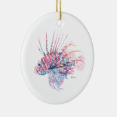 Kerst-kerstversiering met makreel keramisch ornament (Rechts)