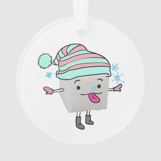 Kerst-kerstversiering suikerbiet ornament (achterkant)