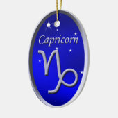 Kerst-kerstversiering van Capricorn Keramisch Ornament (Links)