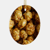 Kerst-kerstversiering van Caramel Popcorn Keramisch Ornament (Rechts)