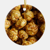 Kerst-kerstversiering van Caramel Popcorn Keramisch Ornament (Voorkant)