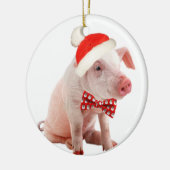 Kerst-kerstversiering van de pruimedanten keramisch ornament (Links)