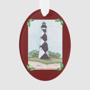 Kerst-kerstversiering van de vuurtoren van Cape Lo Ornament