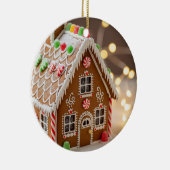 Kerst-kerstversiering van het ontbijt keramisch ornament (Rechts)