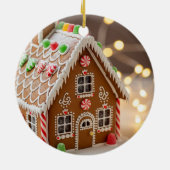 Kerst-kerstversiering van het ontbijt keramisch ornament (Achterkant)