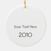 Kerst-kerstversiering van Monarch Butterfly Keramisch Ornament (Achterkant)