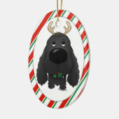 Kerst-kerstversiering voor Cocker Spaniel Keramisch Ornament (Links)