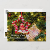 Kerst-kerstversiering voor ontbijt briefkaart (Voorkant / Achterkant)