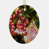 Kerst-kerstversiering voor ontbijtbrood keramisch ornament (Rechts)