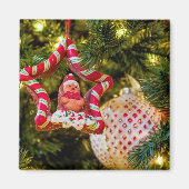 Kerst-kerstversiering voor ontbijtbrood magneet (Voorkant)