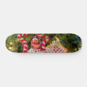 Kerst-kerstversiering voor ontbijtbrood persoonlijk skateboard (Horizontaal)