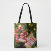 Kerst-kerstversiering voor ontbijtbrood tote bag (Voorkant)