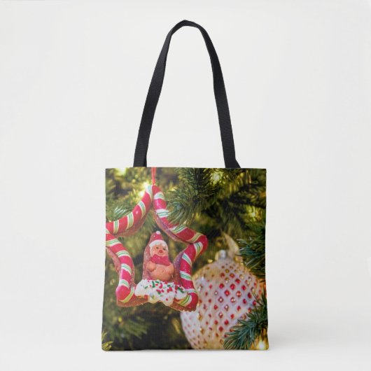 Kerst-kerstversiering voor ontbijtbrood tote bag (Voorkant)