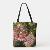 Kerst-kerstversiering voor ontbijtbrood tote bag (Achterkant)