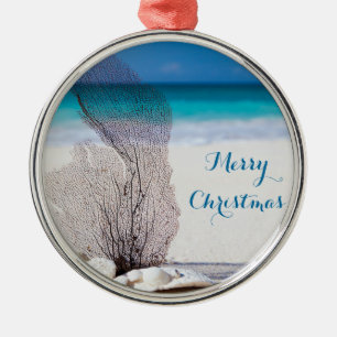 Kerst-kerstversieringen rond metalen koraal ornament