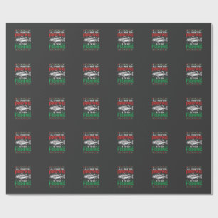 Kerst Kerstvisbaars Lelijk T-shirt Cadeaupapier