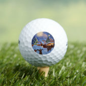 Kerst Kerstvuurwerk Viering Kunst Golfballen (Insitu Shirt)