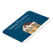 Kerst-kerstwinter: ontbijt magneet (Linkerzijde)