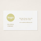 Kerst Ketting Hanger Logo Display Kaart (Achterkant)